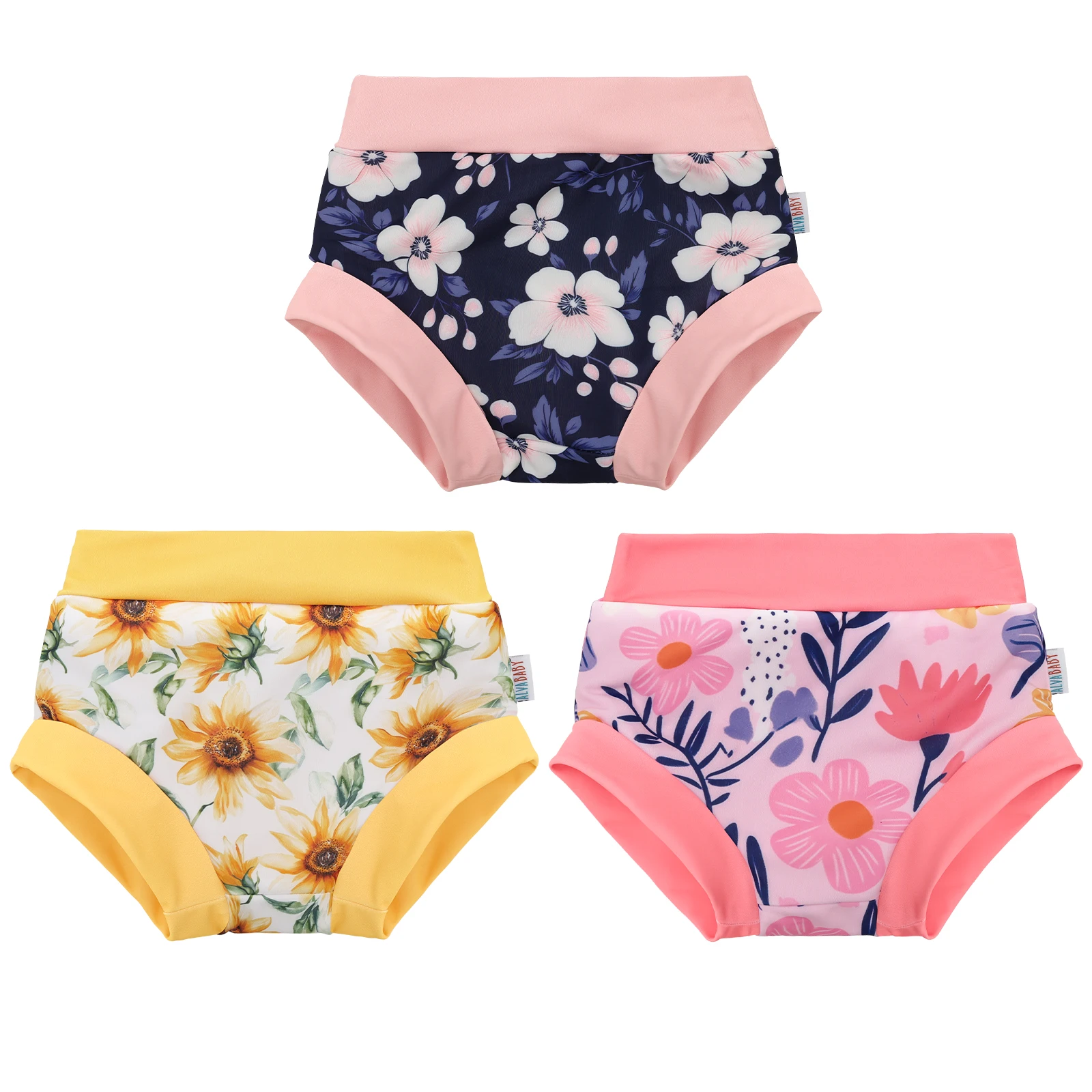 Lot de 3 Maillots de Bain Couche Bébé Réutilisables – Image 9