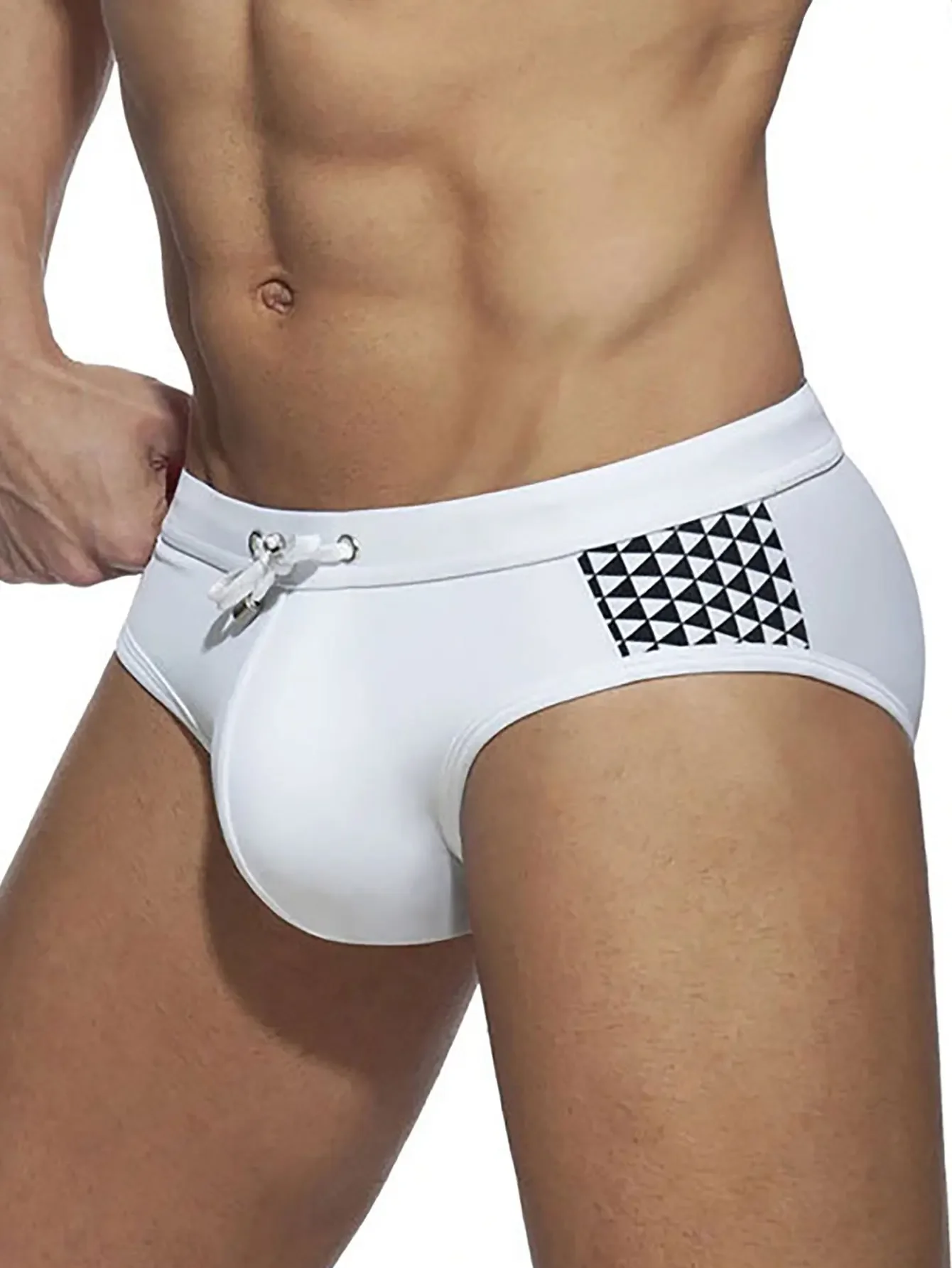 Slip de Bain Homme Neon Wave Avec Coque – Image 9
