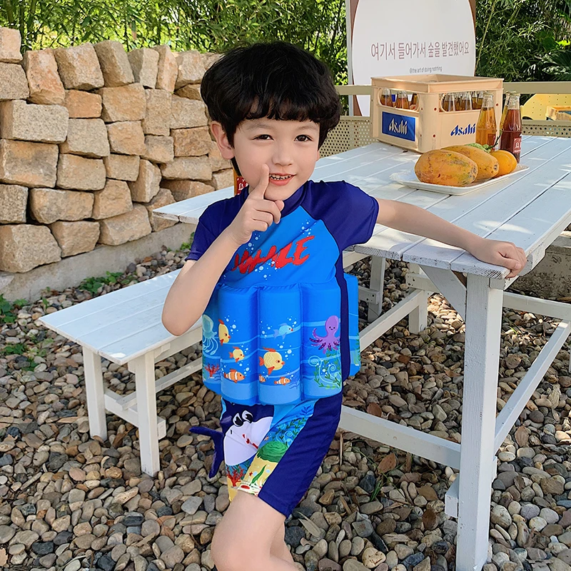 Maillot de bain enfant garçon avec flotteur – Image 5