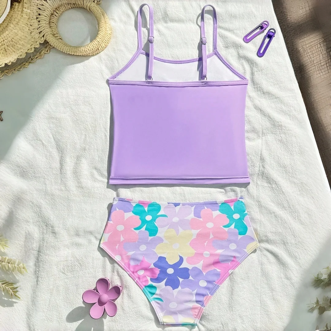 Maillot de bain enfant avec volants design unique