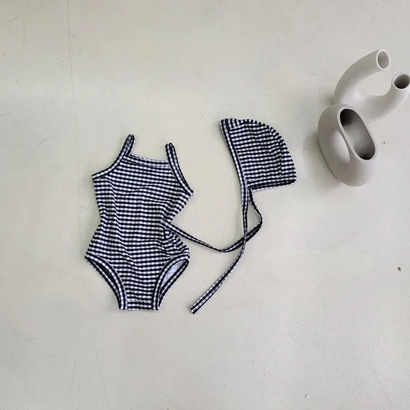 Maillot de Bain Bébé Fille Fleuri avec Chapeau – Image 8