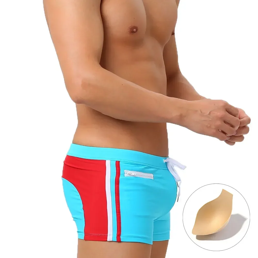 Boxer de Bain Homme Pacific Blue Avec Coque – Image 8