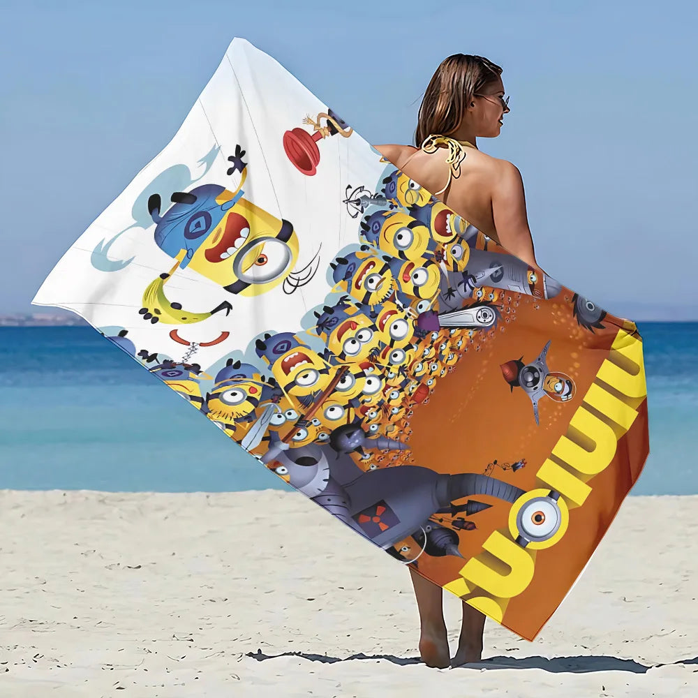 Drap de plage Minions pour enfants