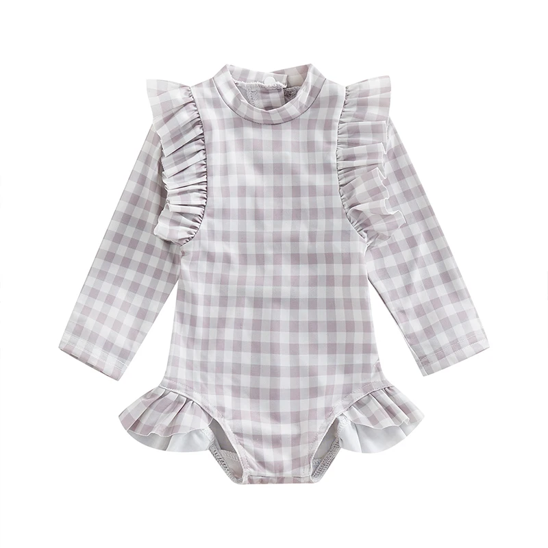 Maillot de bain anti-UV bébé fille imprimé floral