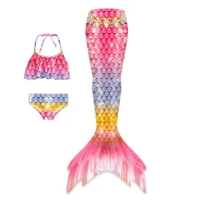 Maillot de bain enfant design sirène étoile de mer