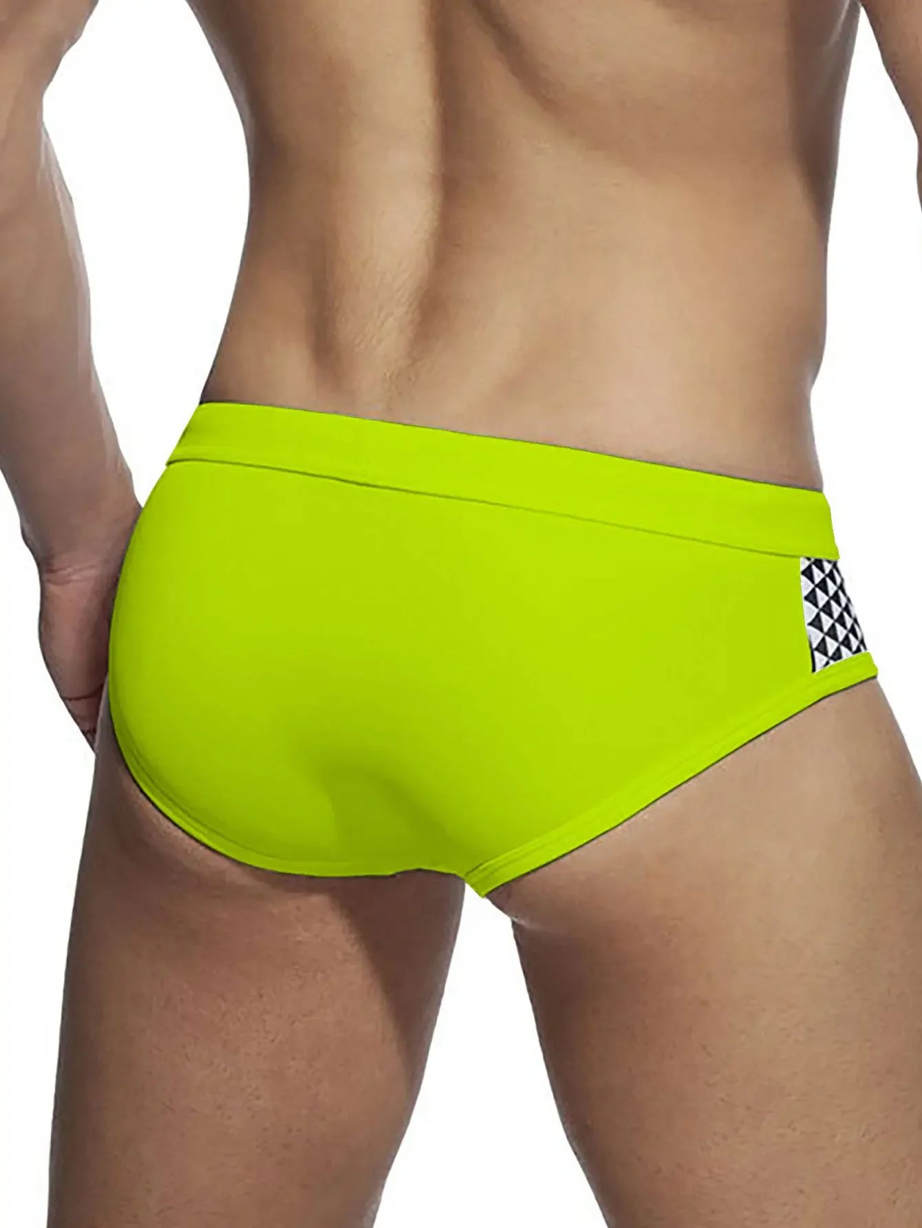 Slip de Bain Homme Neon Wave Avec Coque – Image 7