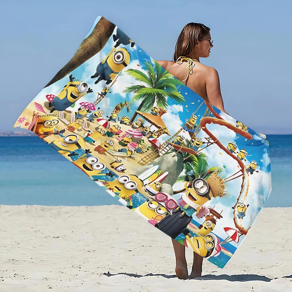 Serviette de plage Minions haute qualité
