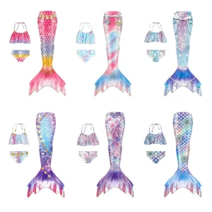 Maillot de Bain Fille Sirène Étoile de Mer