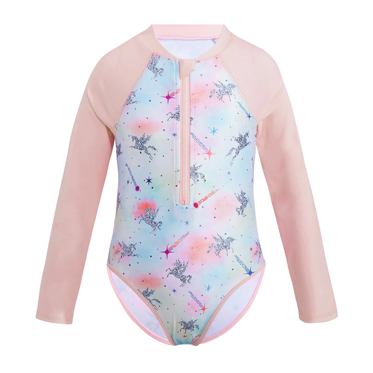 Maillot de Bain Fille UV Rose Florale – Image 8