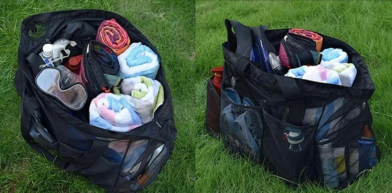 Image d'un sac de plage familial Laguna en toile robuste