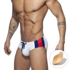 Slip de Bain Homme Côte d'Azur Avec Coque