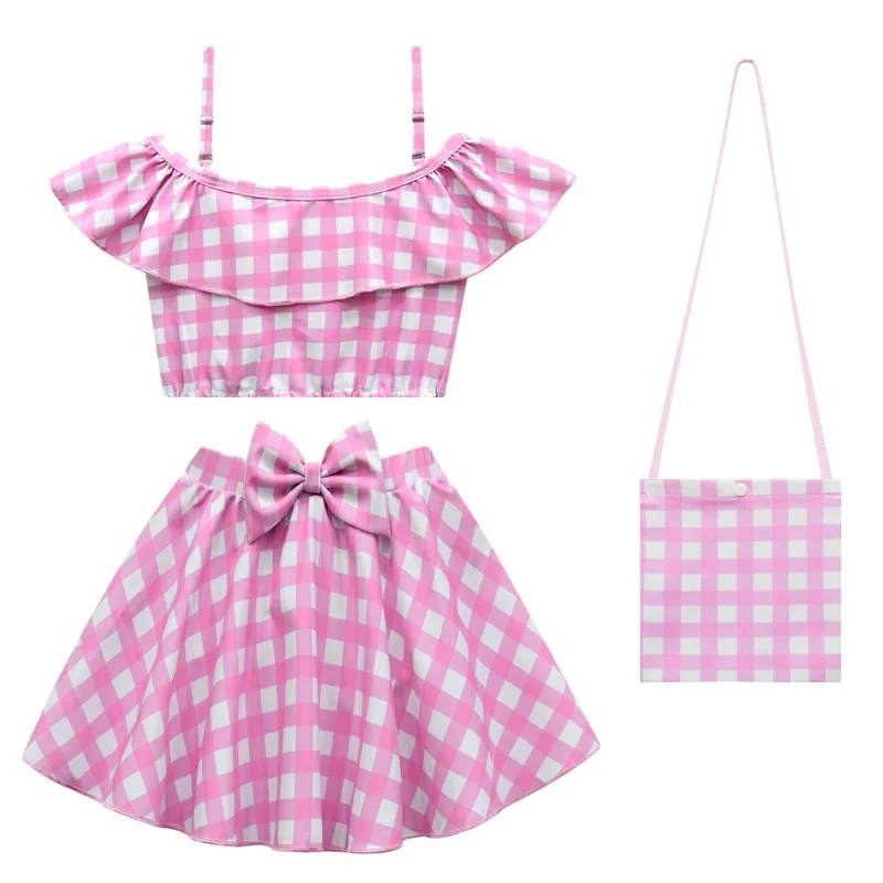 Détail du tissu maillot de bain fille évasion tropicale