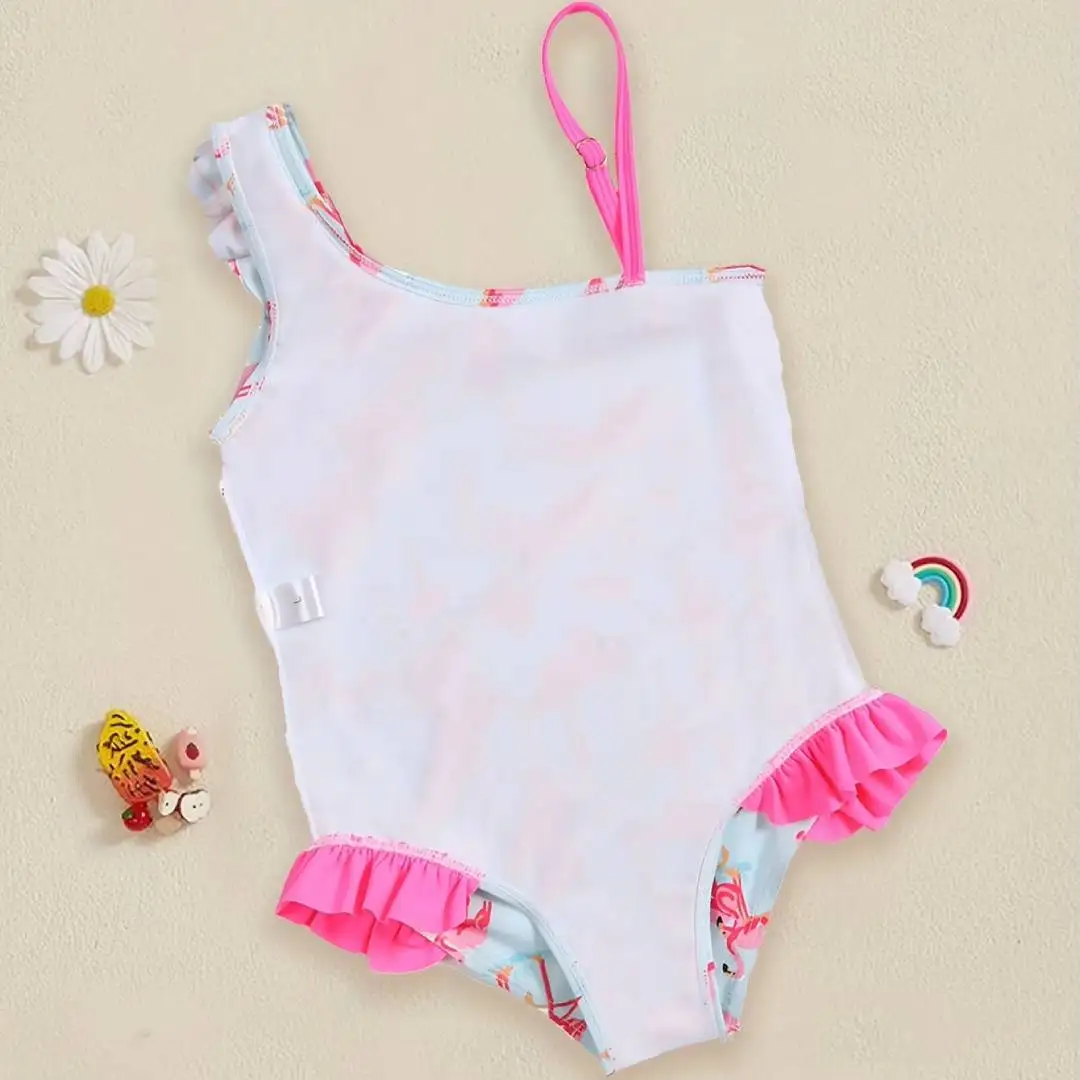Maillot de Bain Fille Bouquet Tropical – Image 4