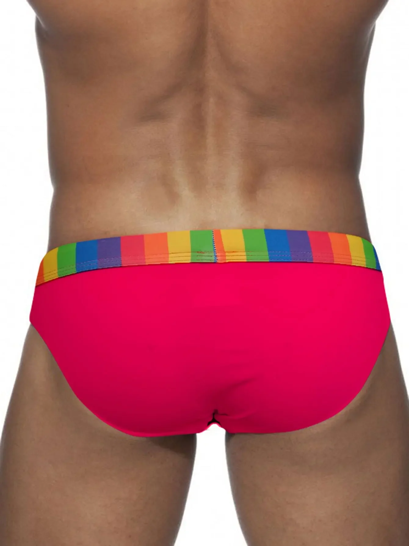 Slip de Bain Homme Rainbow Fit Avec Coque – Image 6