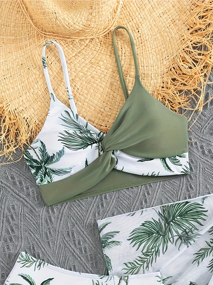 Maillot de Bain Fille 3 Pièces Tropical – Image 3