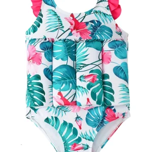 Maillot de Bain Fille flottant fleuri