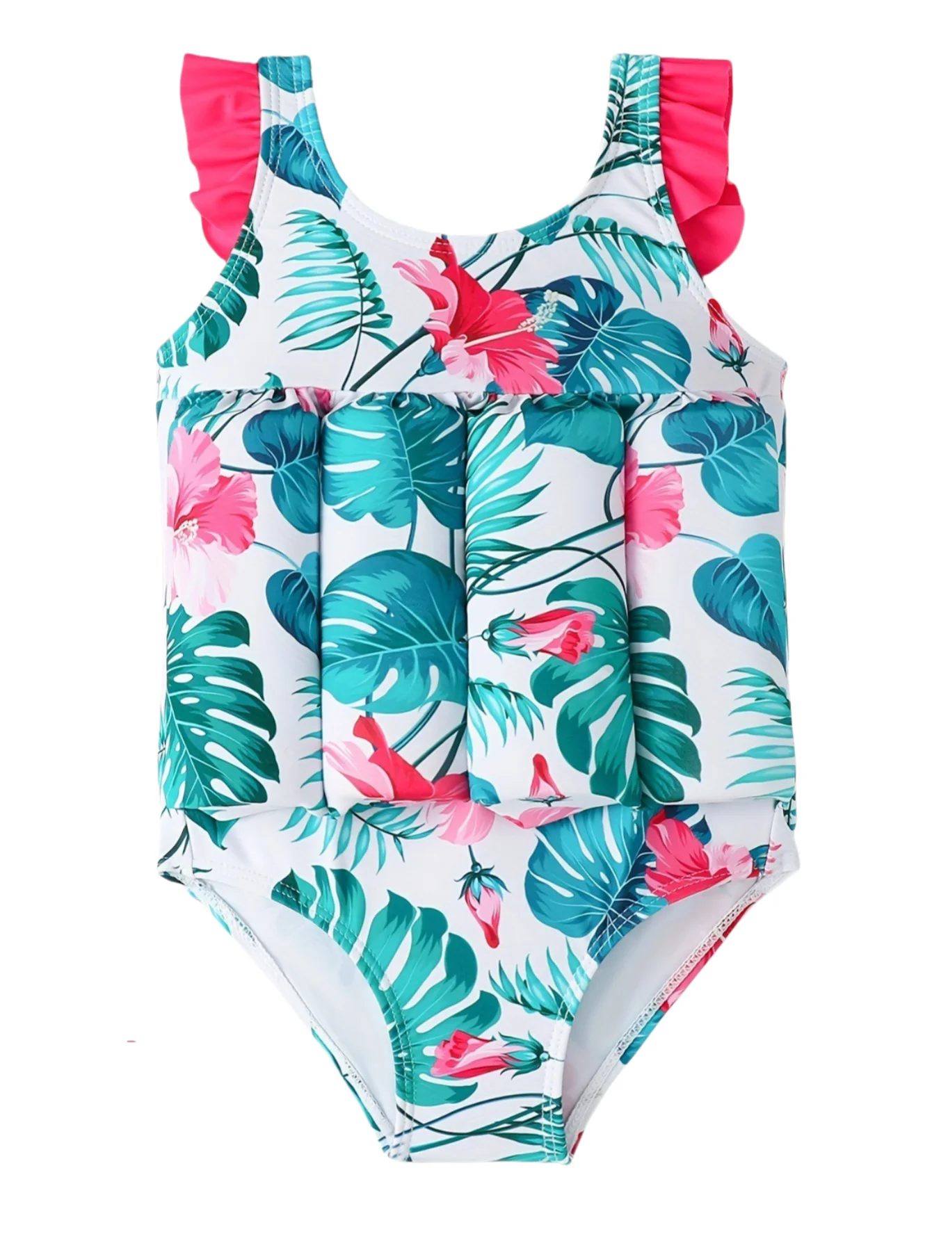 Maillot de Bain Fille flottant fleuri
