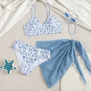 Maillot de Bain Fille 2 Pièces Tropical