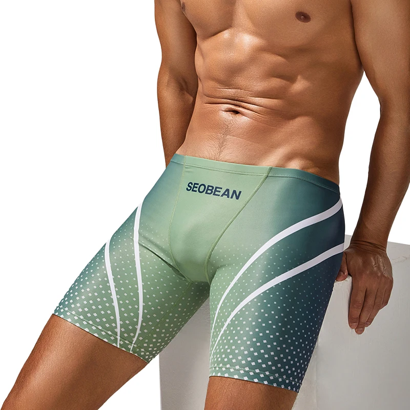 Boxer de Bain Homme Vortex Émeraude