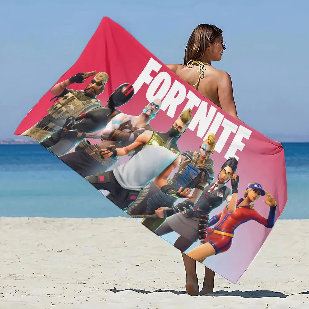 Graphismes de jeu sur serviette Fortnite