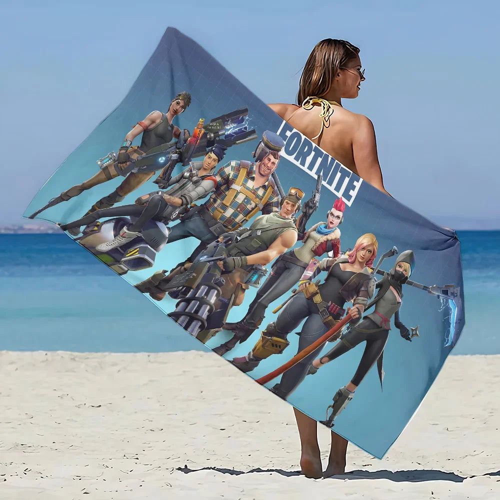 Serviette Fortnite pour fans de plage