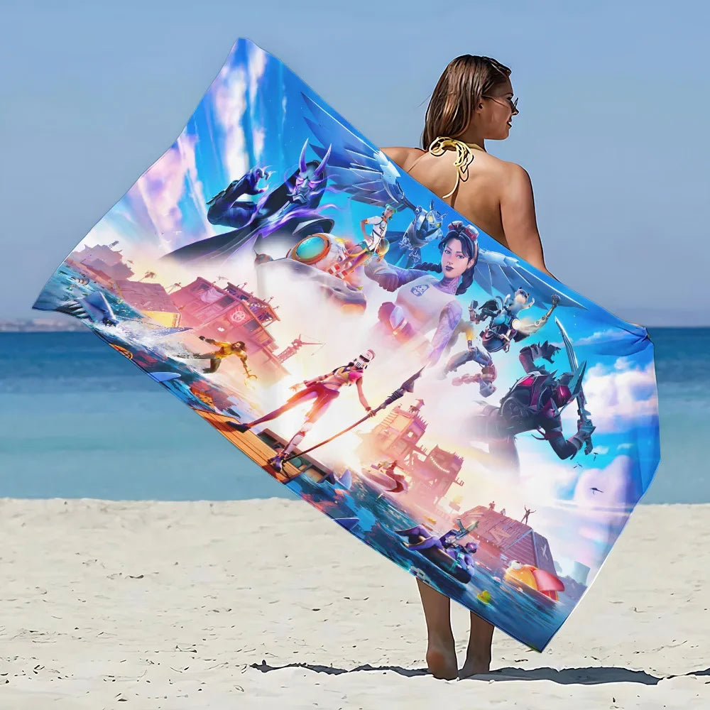 Drap de plage Fortnite texture douce