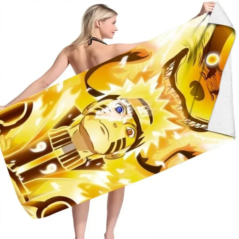 Drap de plage Naruto motif ninja