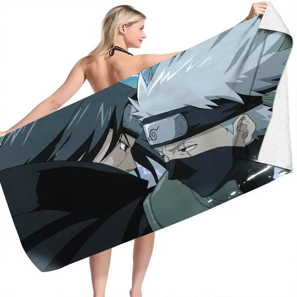 Serviette de bain Naruto pour adolescents