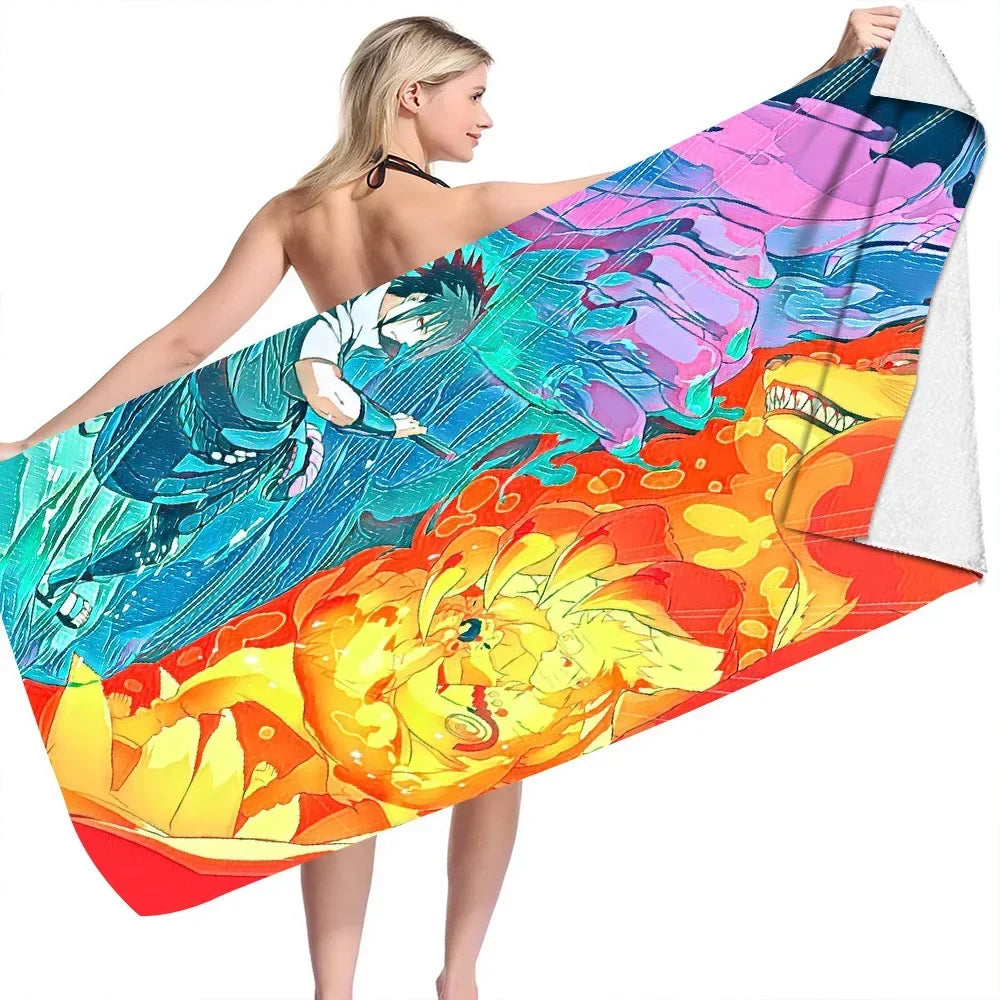 Serviette pratique Naruto taille généreuse
