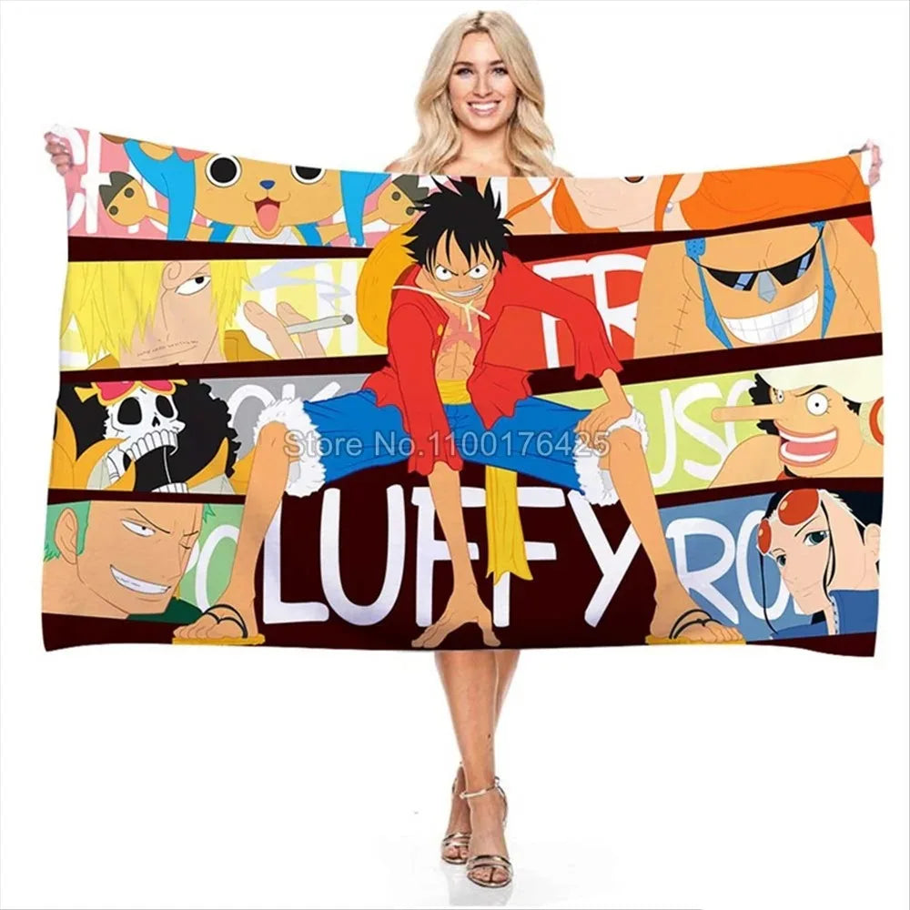 Drap de plage One Piece coloré