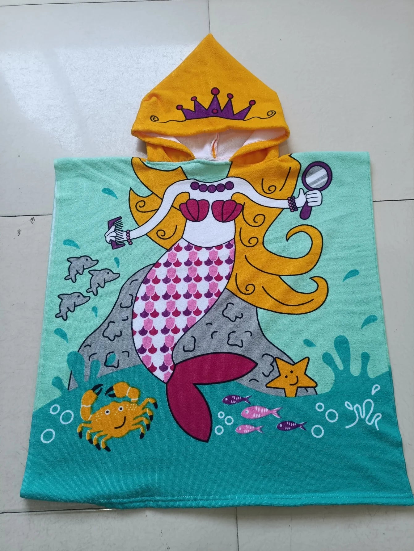 Serviette de plage avec motif étoiles pour ado
