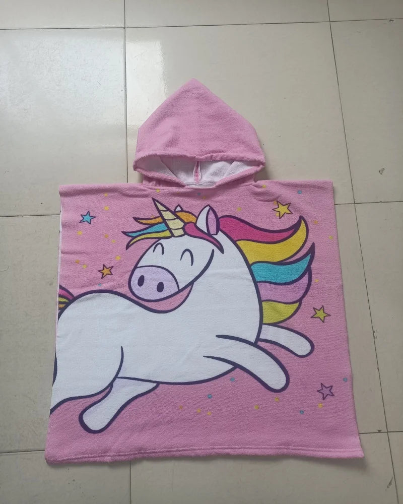 Serviette de plage enfant à motifs estivaux
