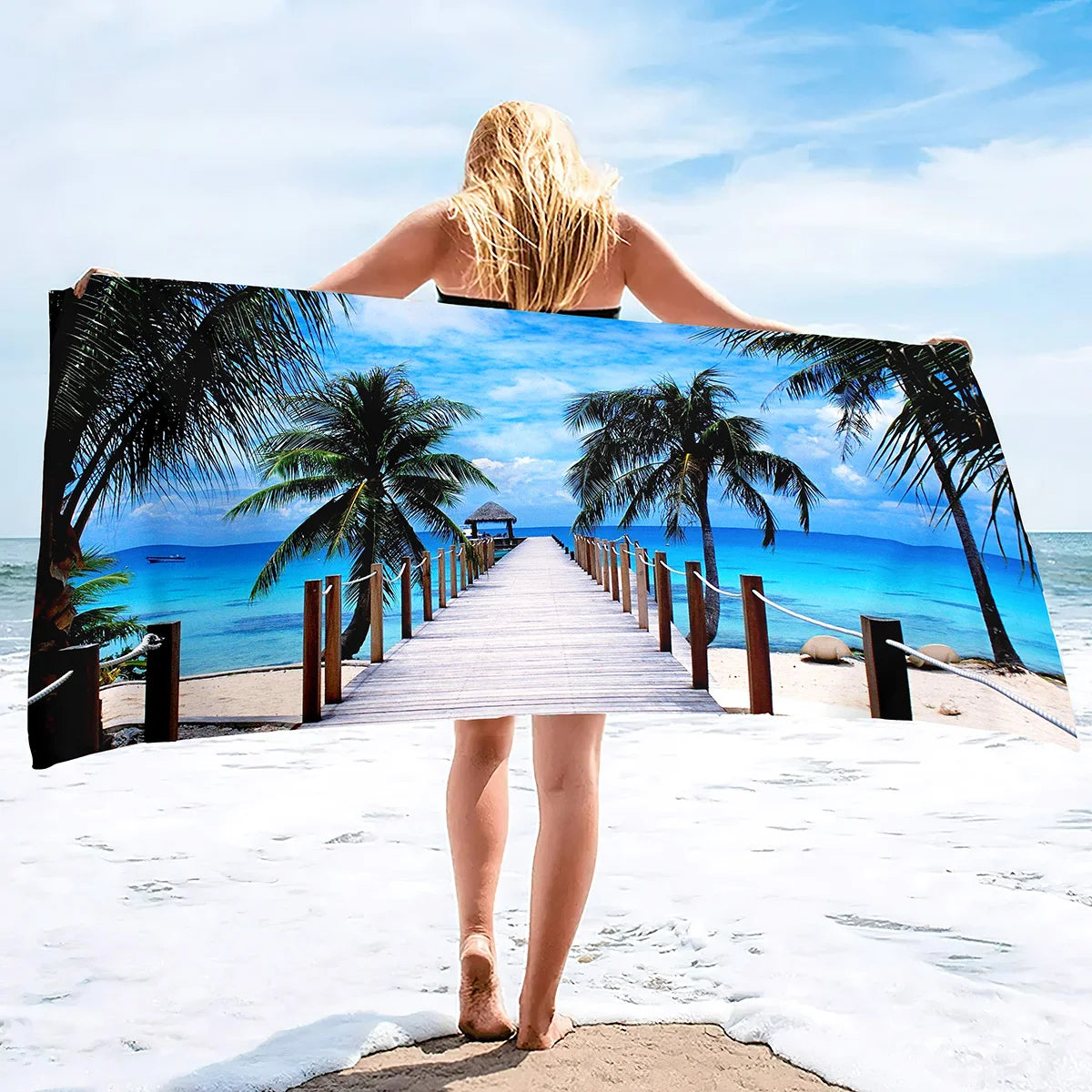 Design bohème pour serviette de plage