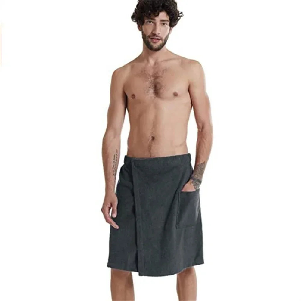 Serviette de plage homme en coton absorbant