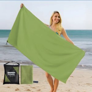 Serviette de plage légère en coton