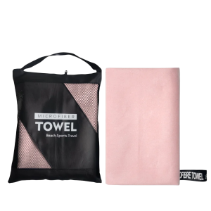 Serviette légère rayée pour la plage