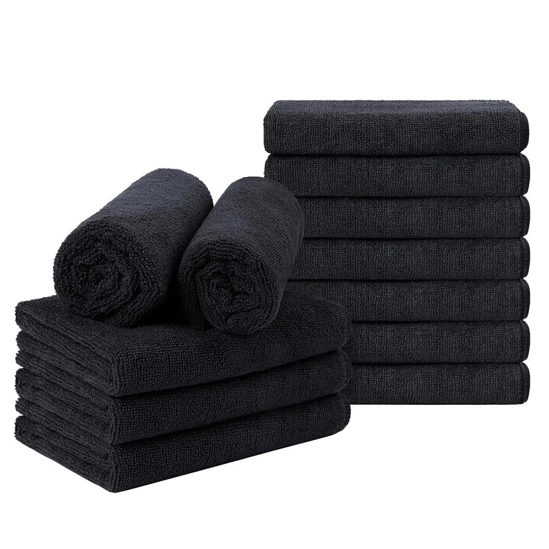 Serviette de plage noir élégante