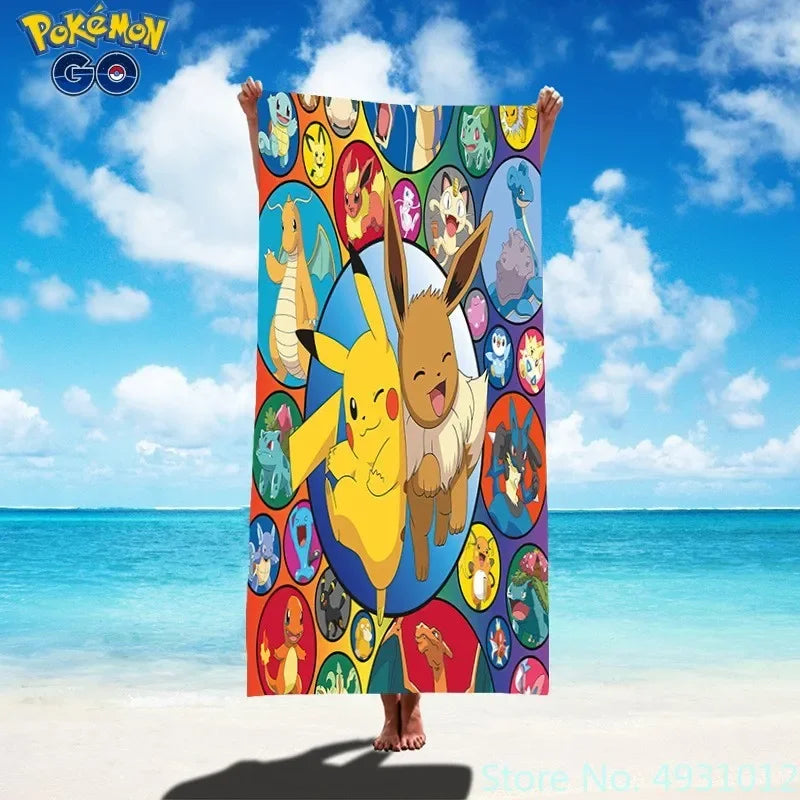 Tissu absorbant pour serviette Pokémon