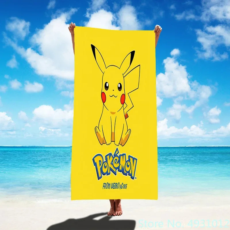 Serviette Pokémon pour vacances en famille
