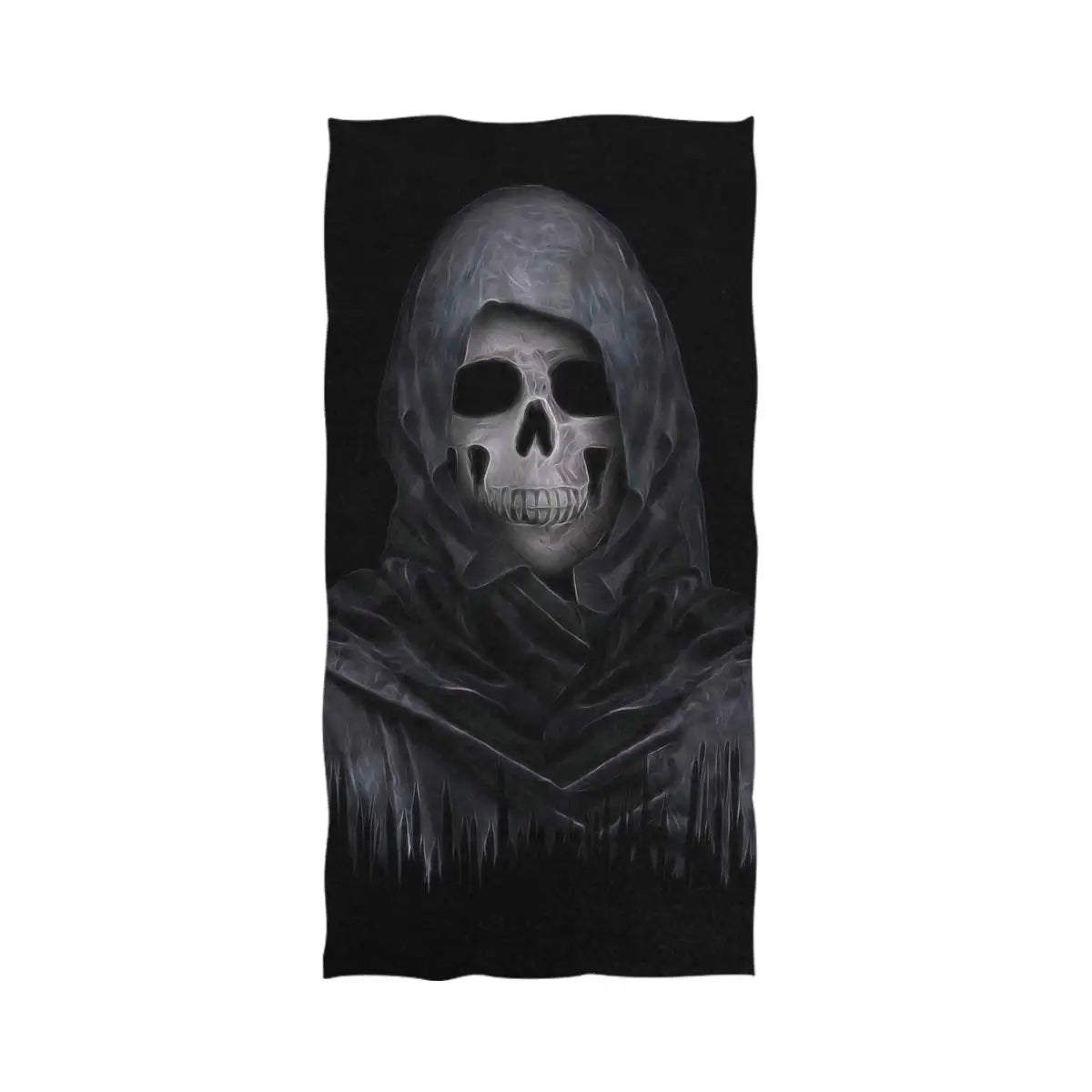 Serviette de plage squelette tête de mort