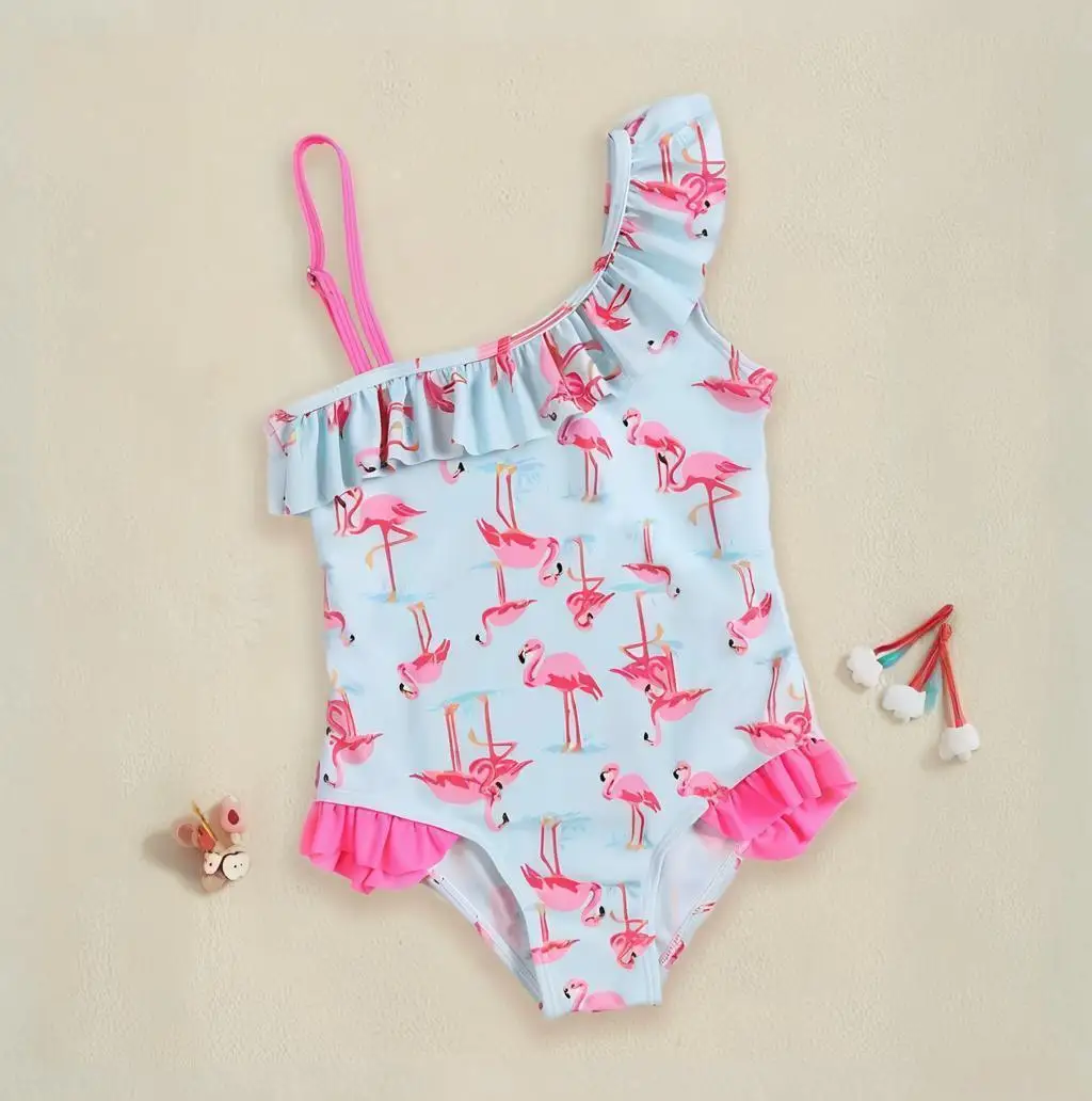 Maillot de Bain Fille Bouquet Tropical – Image 3