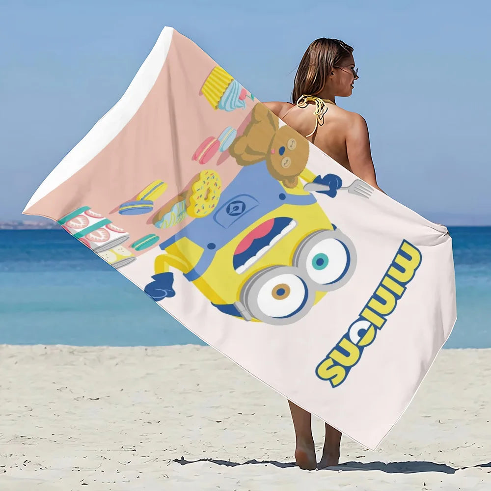 Serviette plage tendance avec Minions