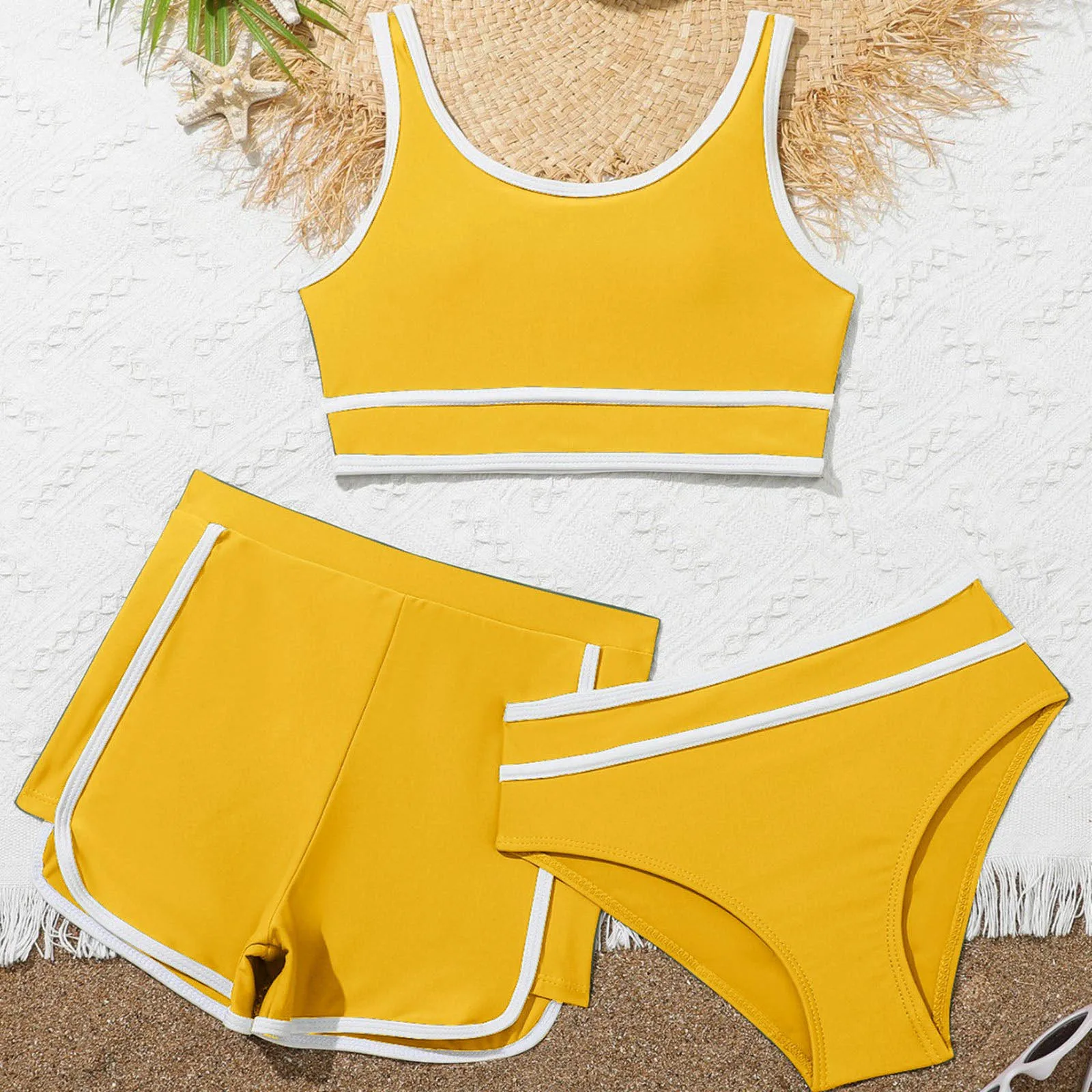 Maillot de Bain Fille Élégance Marine – Image 2