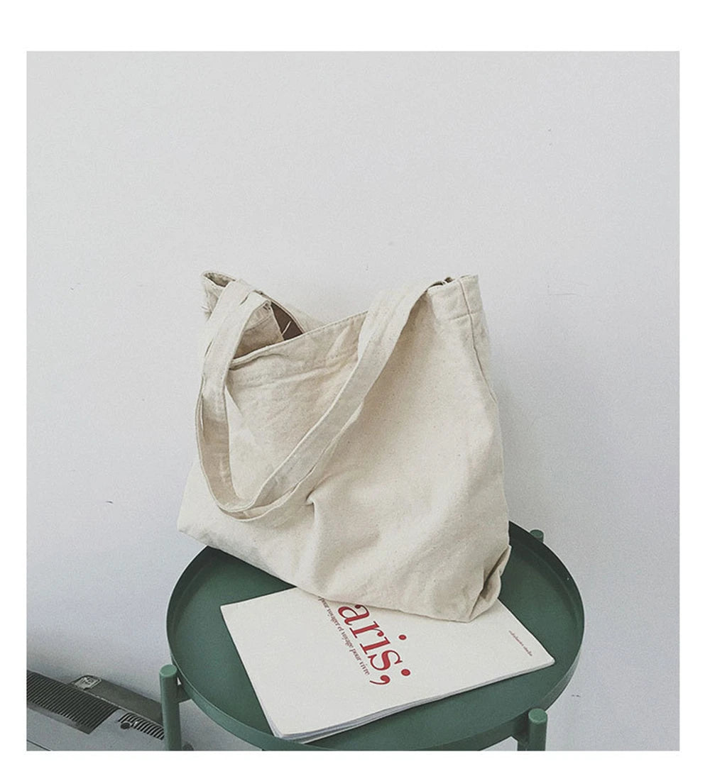 Détails des poignées du sac cabas en coton Rafe