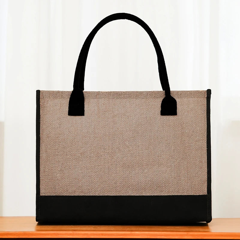 Sac en toile de jute idéal pour la plage