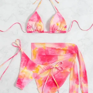 Ensemble de bikini string tropical