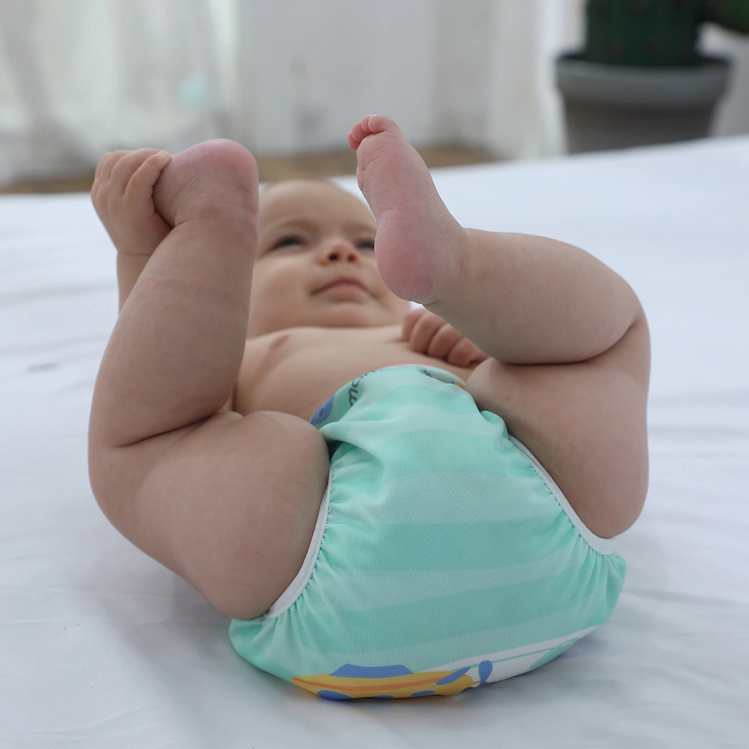 Maillot de Bain Couche Bébé Confort Réutilisable