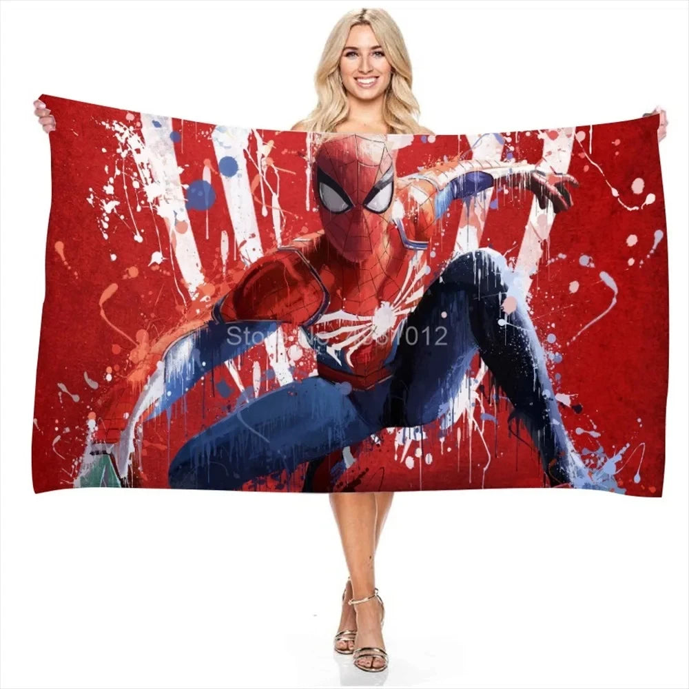 Serviette de plage ado garçon motif tropical