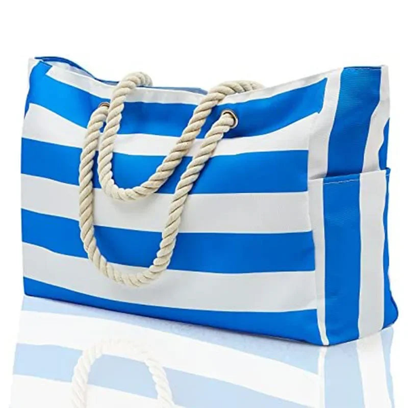 Grand sac de plage Vita parfait pour transporter serviettes et crèmes solaires
