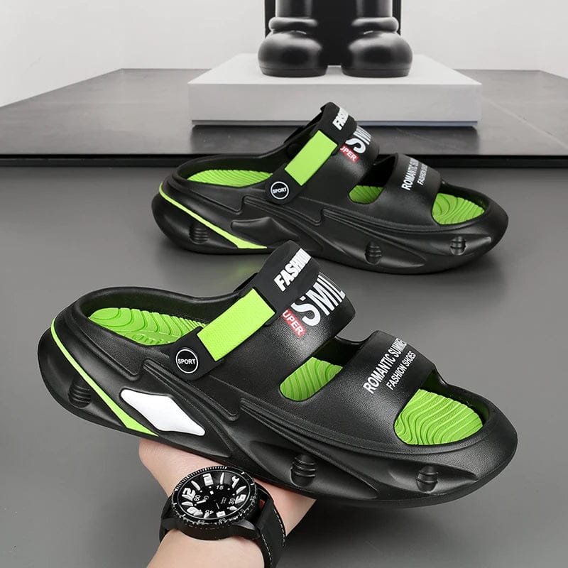 Claquettes confortables homme pour la plage